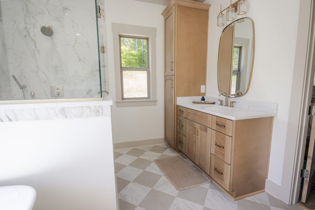 Bathroom remodel McRae Cabinet and Design Clanton AL